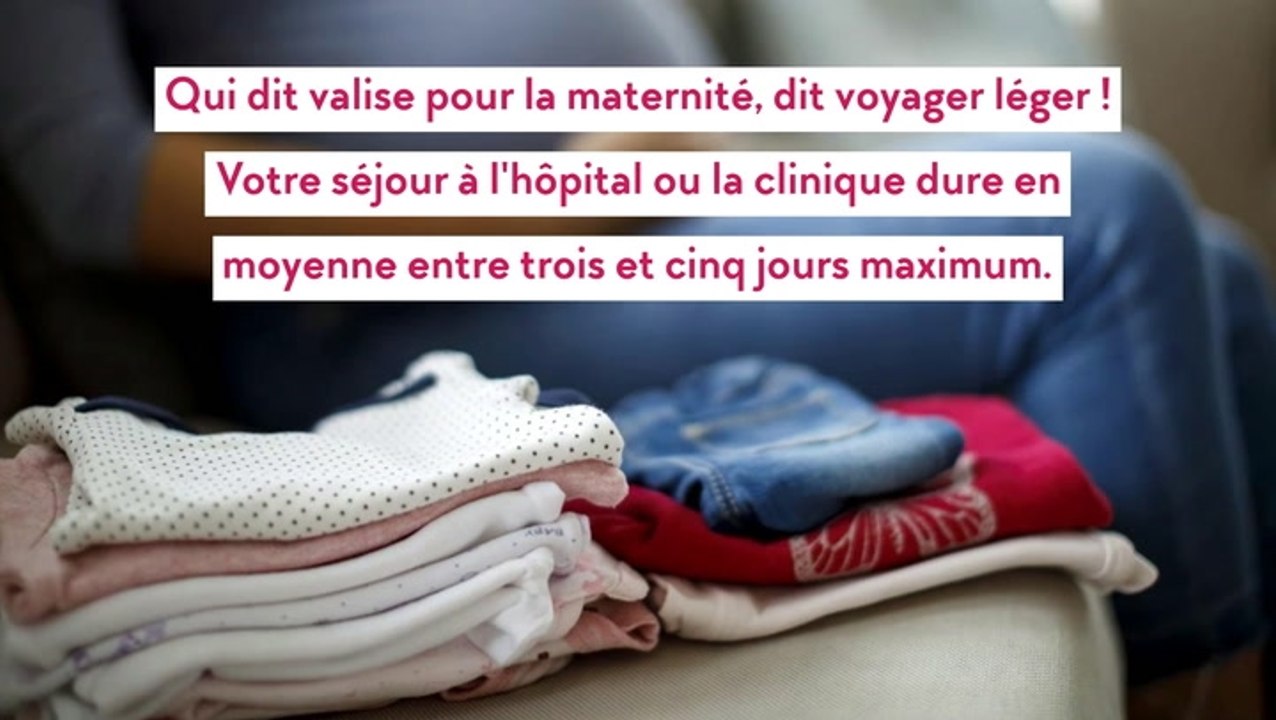 Check-list  de la valise maternité
