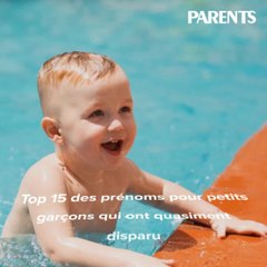 Top 15 des prénoms pour petits garçons qui ont quasiment disparu