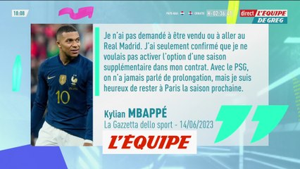 Mbappé à la Gazzetta dello Sport : « Heureux de rester » au PSG - Foot - Ligue 1