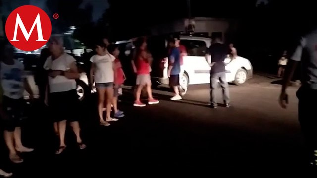 Habitantes de Boca del Río retienen a trabajadores de la CFE; llevan 3 días sin energía eléctrica