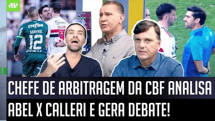 "Gente, ele TÁ ADMITINDO que..." CHEFE DA ARBITRAGEM fala de Abel Ferreira x Calleri e GERA DEBATE!