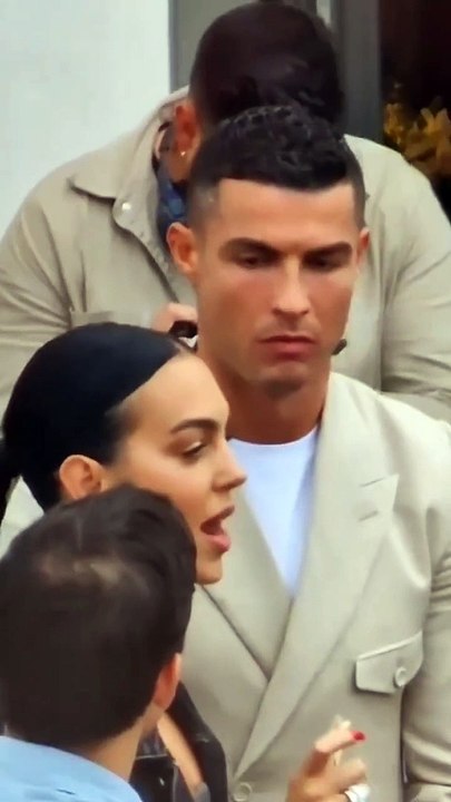 Reagimi i Ronaldos kur Gergina flet