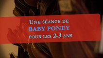 Une séance de baby-poney pour les 2-3 ans