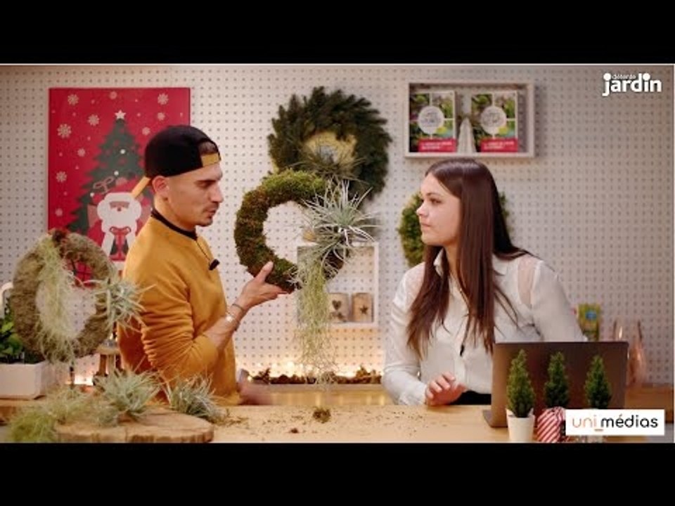 Créer une couronne de Noël végétale