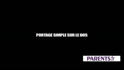 Le portage simple sur le dos