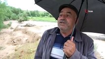 Yozgat'ta sel tarım arazilerine zarar verdi