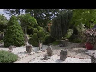 Un massif japonais où se mêlent végétal et minéral