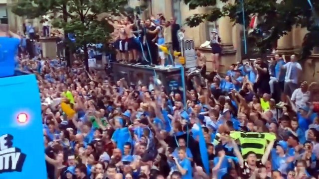 LOTS OF PARTY! UNFORGETTABLE DAY FOR CITY PLAYERS CELEBRATE CHAMPIONS LEAGUE TITLE