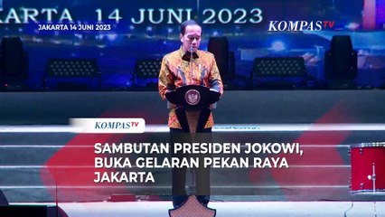 Sambutan Presiden Jokowi, Buka Gelaran PRJ: Setiap Tahun Ditunggu Warga Jakarta