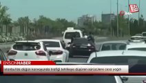 İstanbul'da düğün konvoyunda trafiği tehlikeye düşüren sürücülere ceza yağdı