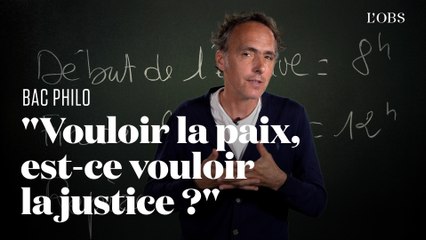 Notre corrigé du bac philo : "Vouloir la paix, est-ce vouloir la justice ?"
