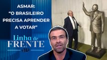 Substituto de Deltan “conversa” com estátua em retorno ao Congresso I LINHA DE FRENTE