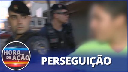 Menor assalta carro, é perseguido pela polícia e leva sermão da família