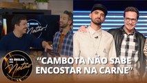 QUAL PIOR COMEDIANTE NO CHURRASCO! RENATO ALBANI NO AFIANDO A FACA