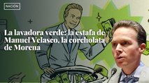 La lavadora verde: la estafa de Manuel Velasco, la corcholata de Morena