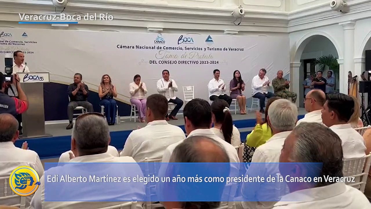 Rinde protesta el Consejo Directivo de la Canaco en Veracruz