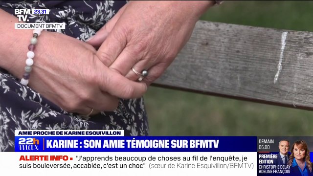 Disparition de Karine Esquivillon: C'est le couple formidable que tout le monde aurait voulu avoir , une amie de Karine témoigne sur BFMTV