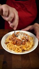 Pâtes à la bolognaise 