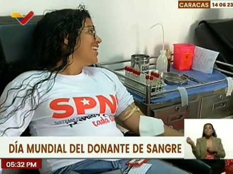Realizan Jornada de Donación de Sangre Voluntaria en el Hospital Materno Infantil Hugo Chávez Frías