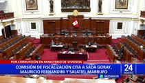 Comisión de Fiscalización cita a Sada Goray, Mauricio Fernandini y Salatiel Marrufo