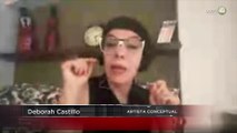 Performance y señalamientos a la política en Latinoamérica, ha traído Deborah Castillo a Guadalajara