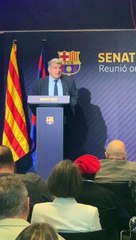 El contundente mensaje de Laporta a los jugadores del Barça / VÍCTOR MALO