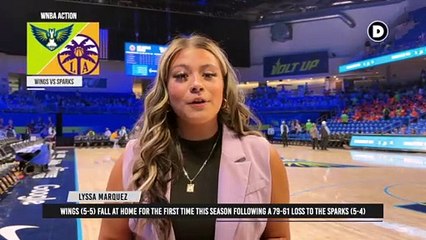Dallas Wings (5-5) fall at home for the first time this season following a 79-61 loss to the Los Angeles Sparks (5-4)