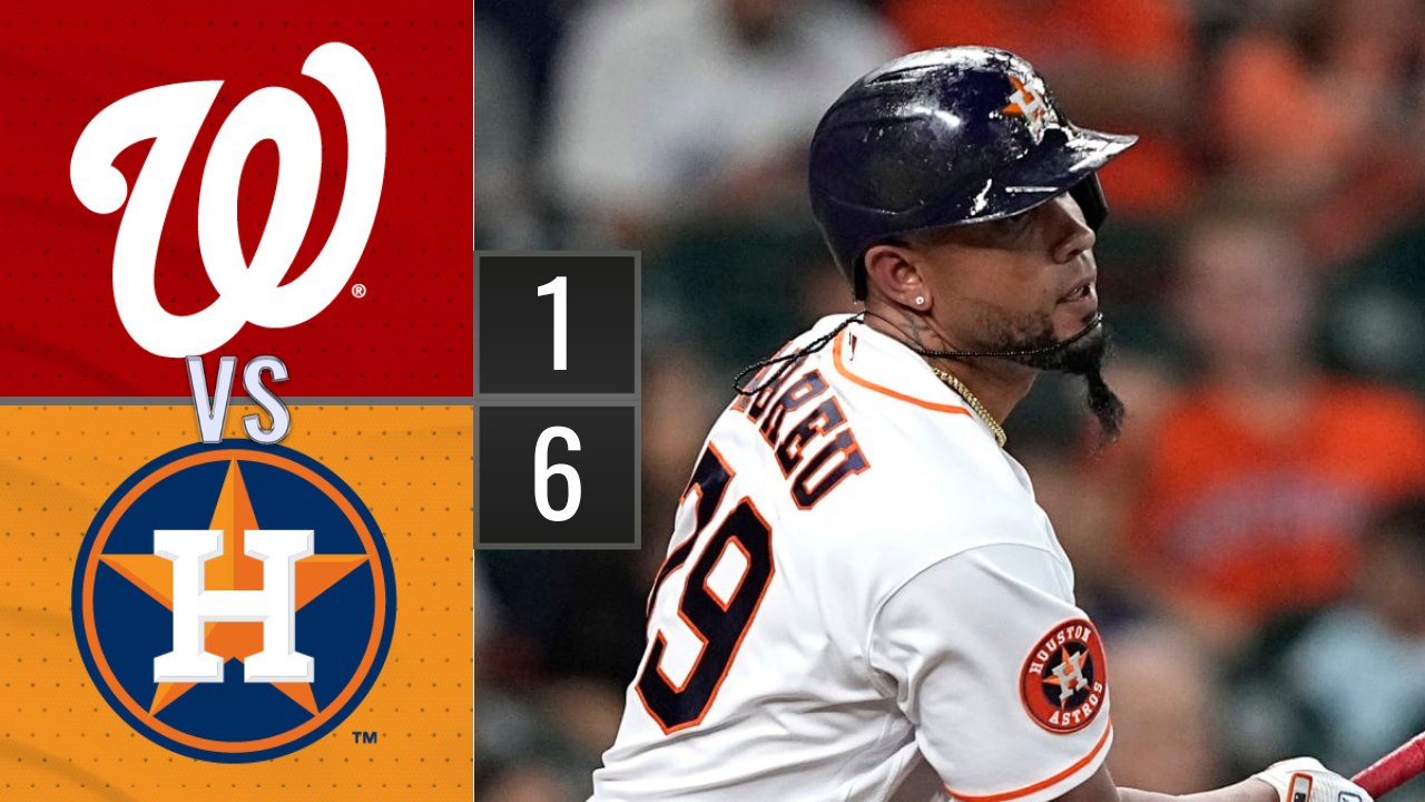 Resumen Nacionales de Washington vs Astros de Houston | MLB 13-06-2023