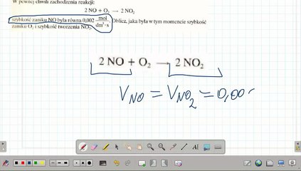 SZYBKOŚĆ ZANIKU NO BYŁA RÓWNA 0,002 mol_dm^3...#chemia #chemistry