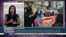 Ecuador: Campesinos de Esmeralda exigen al Gobierno acciones tras lluvias devastadoras