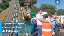 Bloquean Circuito Exterior Mexiquense por más de seis horas; exigen agua