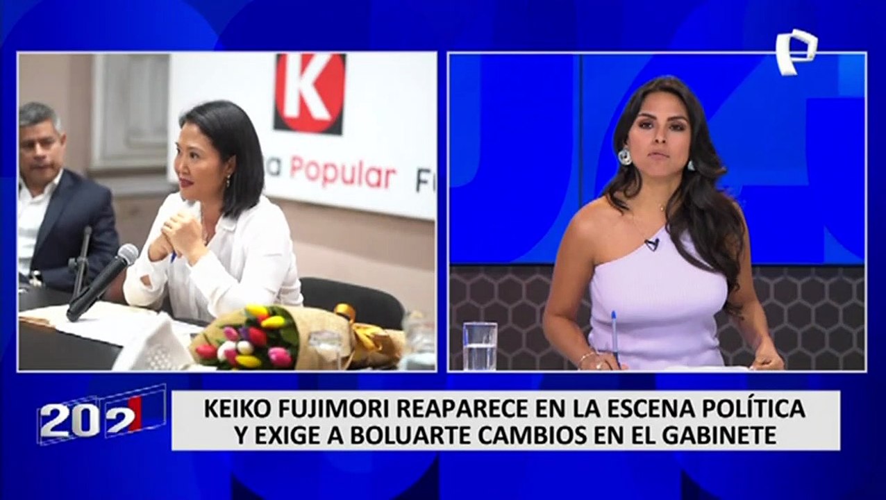 Keiko Fujimori hace un llamado a la presidenta Dina Boluarte a realizar cambios en el gabinete
