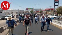 Agricultores mantienen bloqueo en el Aeropuerto Internacional de Culiacán, Sinaloa