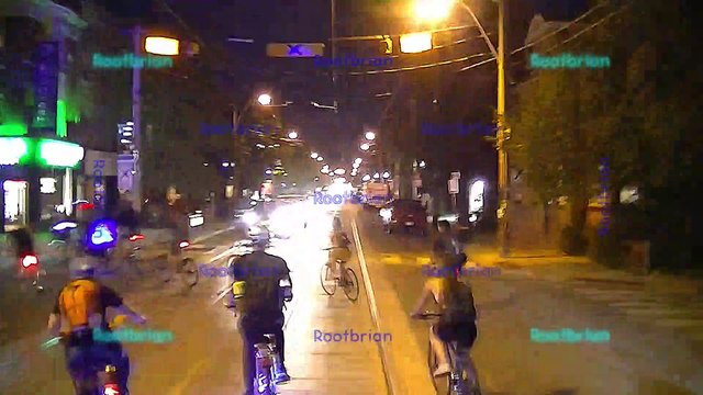 Bike Party Toronto - Saturday June 10 2023 - Timelapse with electronic mind-bending tracks