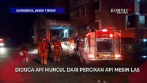 Penampakan Apartemen Kosong di Kawasan Kebonsari Surabaya Ludes Terbakar, Ternyata Ini Penyebabnya!