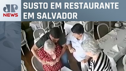 João Roma salva senhora engasgada com “manobra de Heimlich”