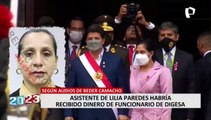 Lilia Paredes: asistente de exprimera dama habría recibido dinero de funcionario de Digesa