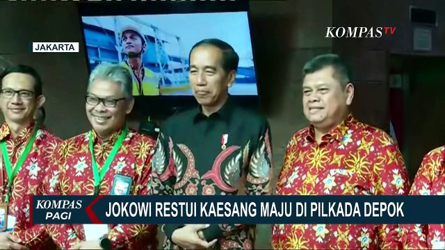 Kaesang Maju Pilkada Depok, Jokowi: Tugasnya Orang Tua Merestui dan Mendoakan