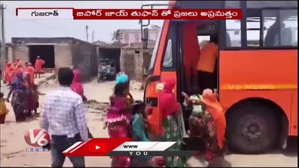 IMD Issues Red Alert To Gujarat On Biparjoy Cyclone | V6 News