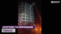 Apartemen Kosong di Surabaya Terbakar, Api Diduga dari Percikan Tukang Las