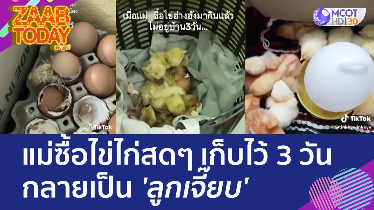 แม่ซื้อไข่ไก่สดๆ เก็บไว้ 3 วัน กลายเป็น 'ลูกเจี...
