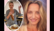 Cameron Diaz proudly flaunts fridge filled with nothing but salad and white wine