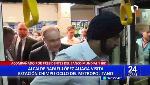 Rafael López Aliaga asegura que Banco Mundial destrabará obras de ampliación del Metropolitano