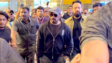 Salman Khan की मुंबई में वापस आए, एअरपोर्ट में कड़ी सुरक्षा के बीच की धांसू एंट्री