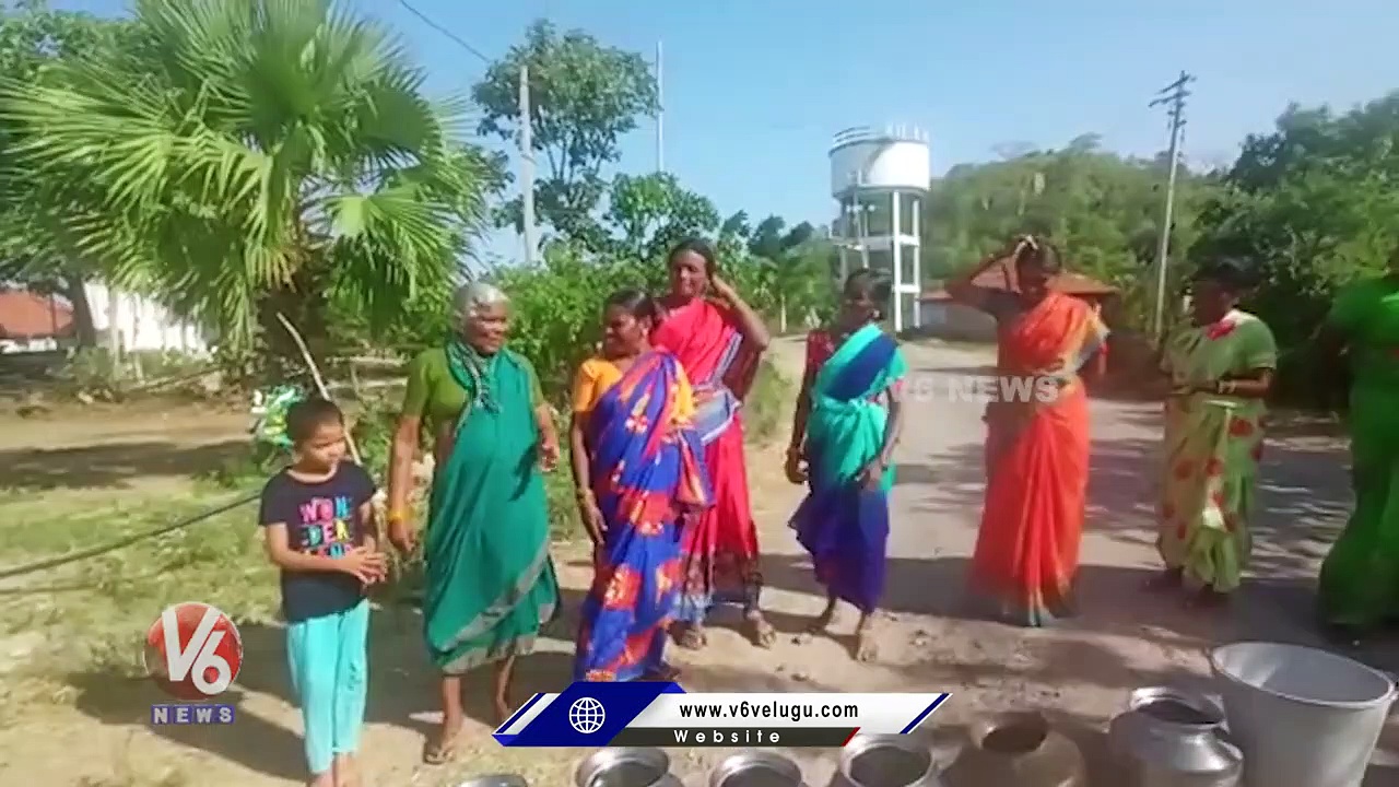 Women Protest Against Drinking Water Problems | Rajanna Sircilla | V6 News