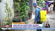 Sabay-sabay na cleanup drive, inilunsad ng DOH sa iba't ibang lugar sa Metro Manila | BT