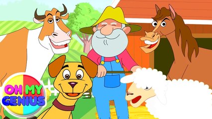 Old MacDonald Had A Farm, Sing Along Song For Kids