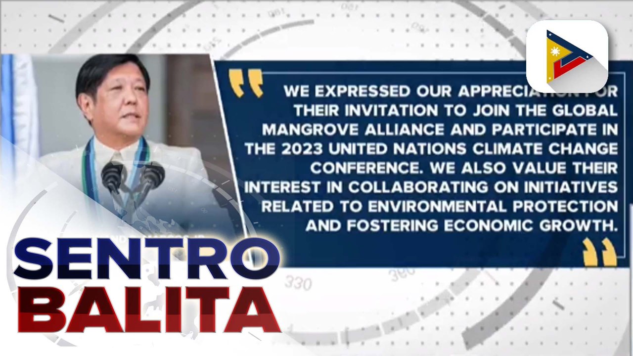 PBBM, inimbitahan ng UAE na dumalo sa 2023 Unit...