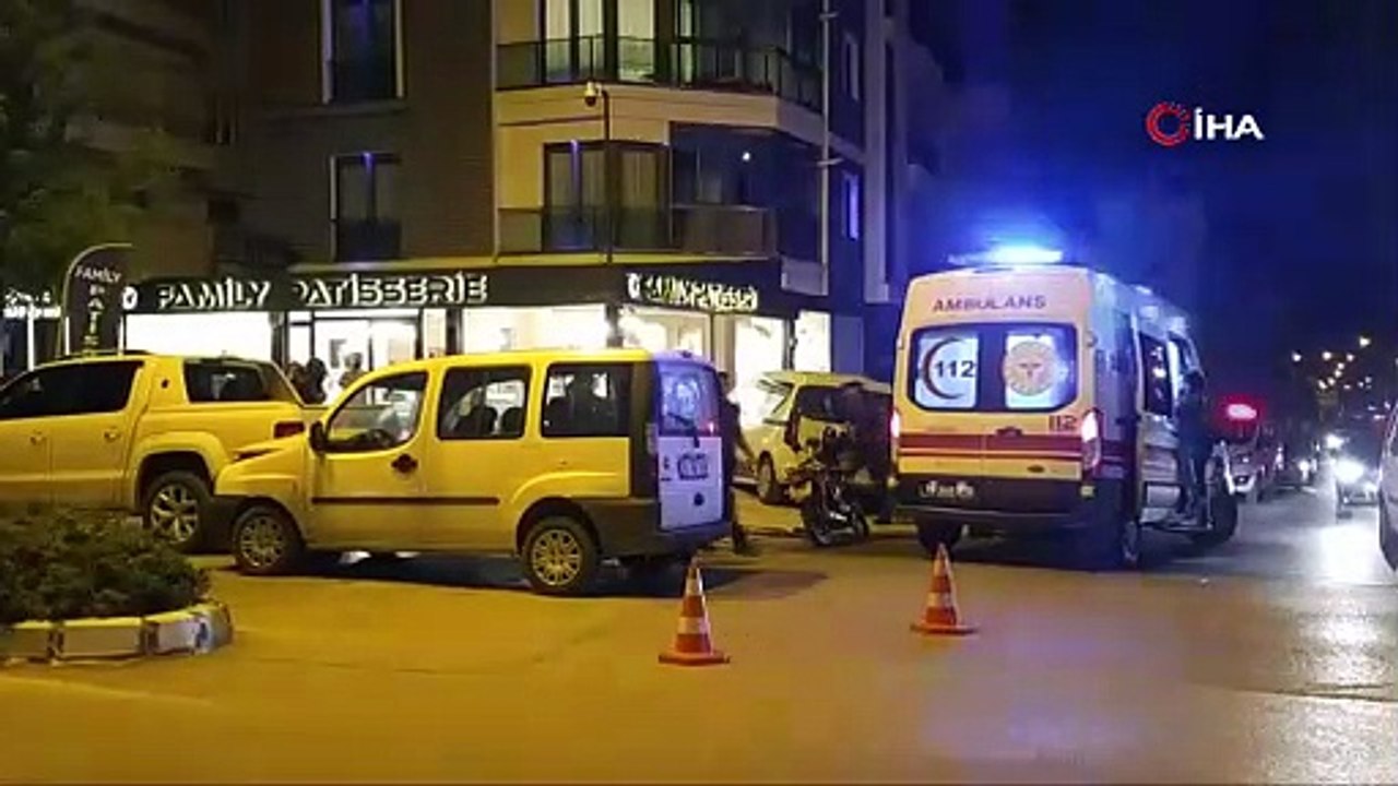 Kontrolden çıkan araç park halindeki kamyonete çarptı: 1 yaralı