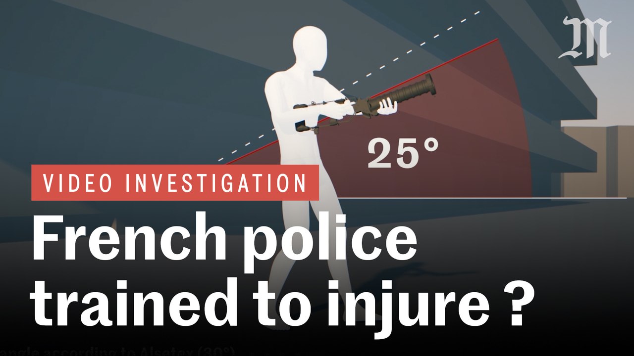 The alarming training of French police officers using Cougar grenade ...